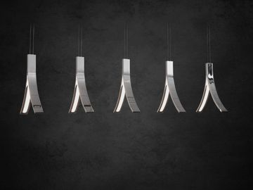 STREAM H5 - LED metal pendant lamp by ILFARI
