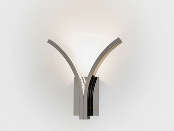 STREAM W2 - LED metal wall lamp with fixed arm by ILFARI