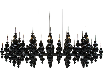TEARS FROM MOON H34+4 - Glass pendant lamp by ILFARI