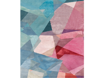 SKYLA VERS. A - Himalayan wool, pure silk and vegetable colors rug by Illulian