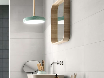 CREATIVE CONCRETE W - Porcelain stoneware wall/floor tiles with concrete effect by Imola