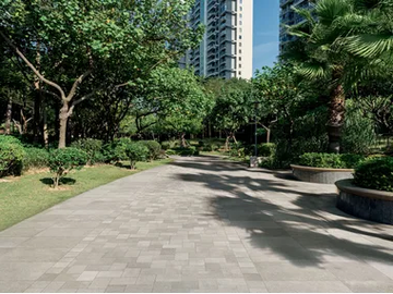 TRAIL MIX STONE BIANCO - Porcelain stoneware outdoor floor tiles by Imola