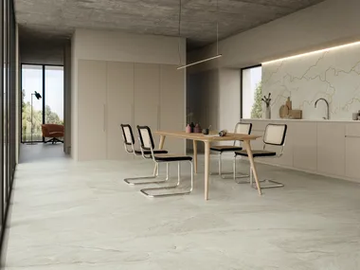 VIBES W - Indoor/outdoor porcelain stoneware wall/floor tiles with stone effect by Imola