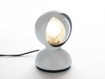 ARTEMIDE - ECLISSE WHITE - LED painted metal table lamp by In Stock