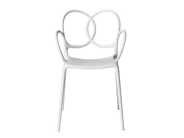 DRIADE - SISSI WHITE - Polypropylene garden chair with armrests by In Stock