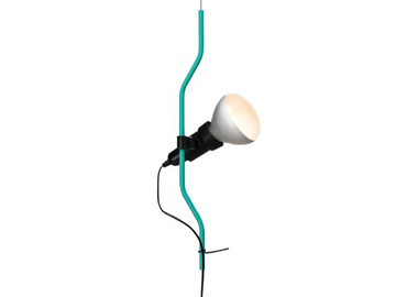 FLOS - PARENTESI 50 TURQUOISE - Powder coated steel pendant lamp by In Stock
