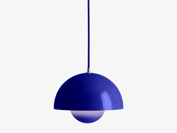 &TRADITION - FLOWERPOT VP1 COBALT BLUE set - Metal pendant lamp by In Stock