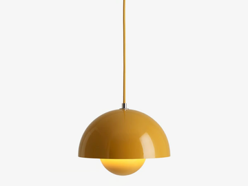 &TRADITION - FLOWERPOT VP1 MUSTARD set - Metal pendant lamp by In Stock