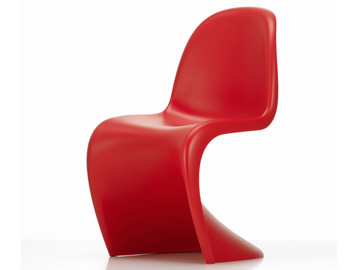 VITRA - PANTON CHAIR CLASSIC RED - Cantilever polypropylene chair by In Stock