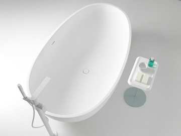 GOUT - Oval Solid Surface bathtub by INBANI