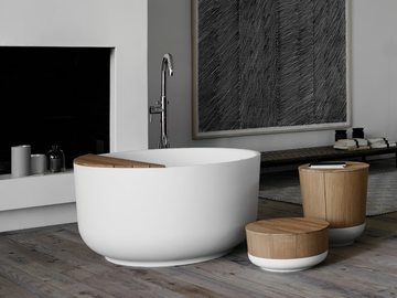 ORIGIN - Freestanding round bathtub by INBANI