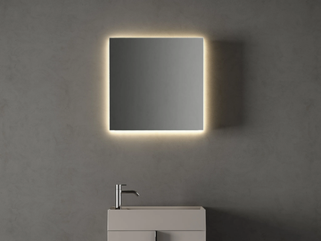 PARAL - Wall-mounted mirror with integrated lighting by INBANI
