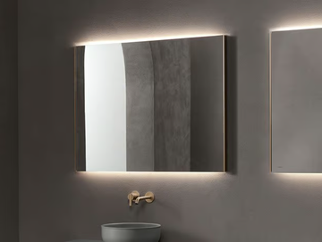 STRATO - Wall-mounted mirror with integrated lighting by INBANI