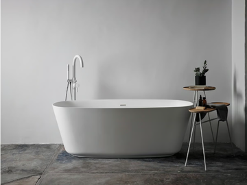 VESTA - Freestanding Solid Surface bathtub by INBANI
