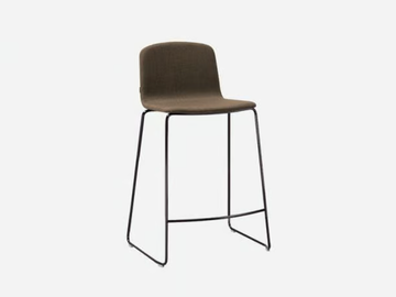 ANN - High sled base fabric stool by INCLASS
