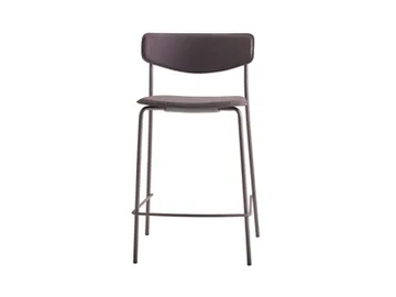 LEA - Stackable fabric stool with footrest by INCLASS