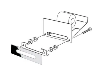A04270 - Metal Toilet roll holder by INDA®
