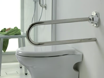 HELP - U-shaped folding toilet grab bar by INDA®