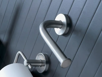 INOX - Stainless steel toilet roll holder by INDA®