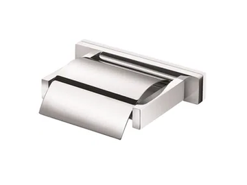 LEA - Chromed brass toilet roll holder with cover by INDA®