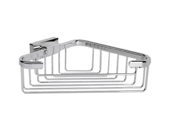 LEA - Wall-mounted chromed brass bathroom wall shelf by INDA®