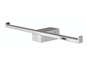 LOGIC - Double brass toilet roll holder by INDA®