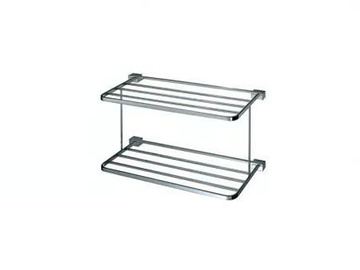 LOGIC - Metal bathroom wall shelf by INDA®