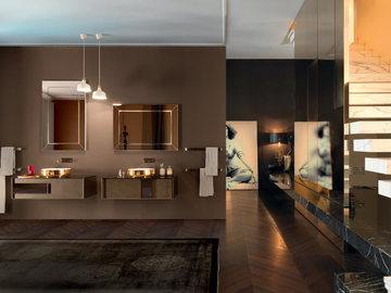 QAMAR - Composizione 1 - Sectional vanity unit by INDA®