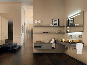 QAMAR - Composizione 2 - Sectional vanity unit by INDA®