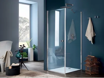 SIM - 2 - Glass shower cabin with hinged door by INDA®