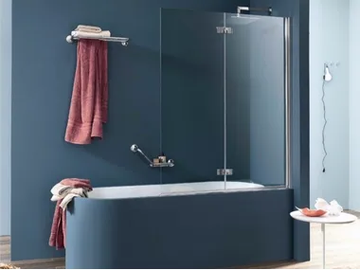 SIM - Folding glass bathtub wall panel by INDA®