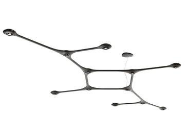 EYEN - LED carbon fibre pendant lamp by Intra lighting