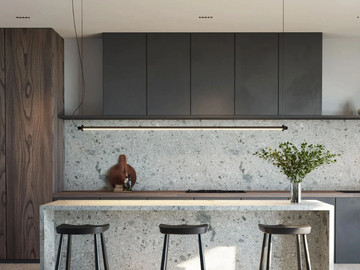 GRAMM - LED extruded aluminium pendant lamp by Intra lighting