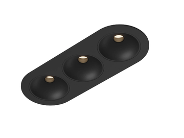 LIY RV FIXED - LED recessed polycarbonate spotlight by Intra lighting