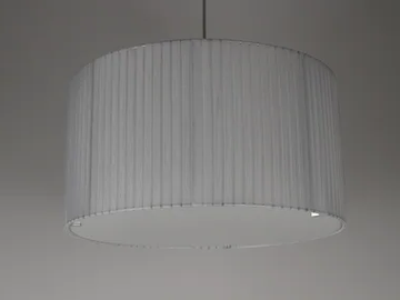 M008 - Pleated fabric lampshade by Ipsilon PARALUMI