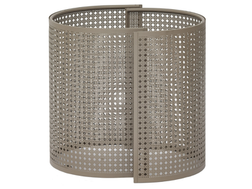 ARENA - Low galvanized steel garden vase by ISIMAR