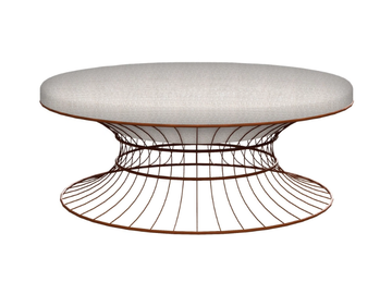 BOLONIA - Round garden pouf by ISIMAR