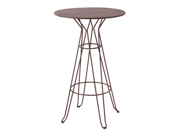 CAPRI - Round steel high table by ISIMAR