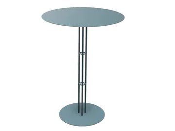 PARADISO - Round steel high table by ISIMAR