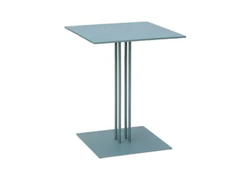 PARADISO - Square steel garden table by ISIMAR