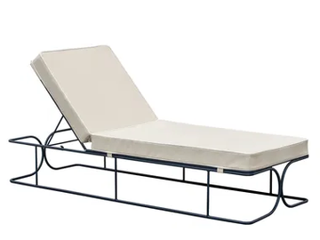 PARADISO - Steel sun lounger by ISIMAR