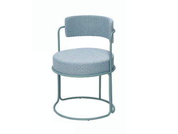 PARADISO - Upholstered steel garden chair by ISIMAR