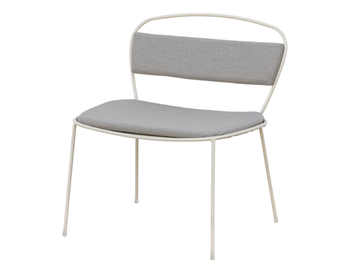 SEDNA - Garden powder coated steel easy chair by ISIMAR