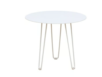 SITGES - Round galvanized steel garden table by ISIMAR