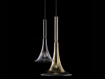BAFFO 7026 - LED blown glass pendant lamp by Italamp