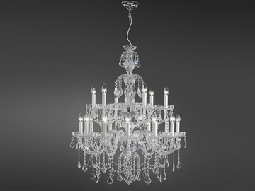 ROMANTIC - Crystal chandelier with Swarovski® Crystals by Italamp