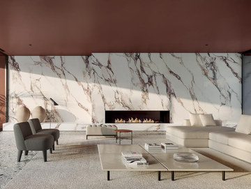 CHARM EXPERIENCE CALACATTA PINK - Porcelain stoneware wall/floor tiles with marble effect by Italgraniti