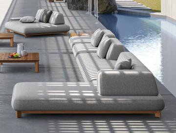 CALA - Modular Sunbrella® fabric garden sofa by IVINI