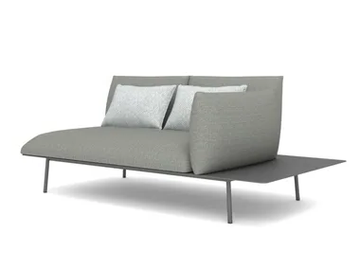 KONA 91290L-R - 2 seater fabric garden sofa by IVINI