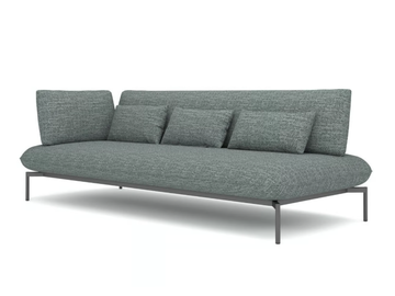 OZE 91336E-L/91336E-R - 3 seater Sunbrella® fabric garden sofa by IVINI